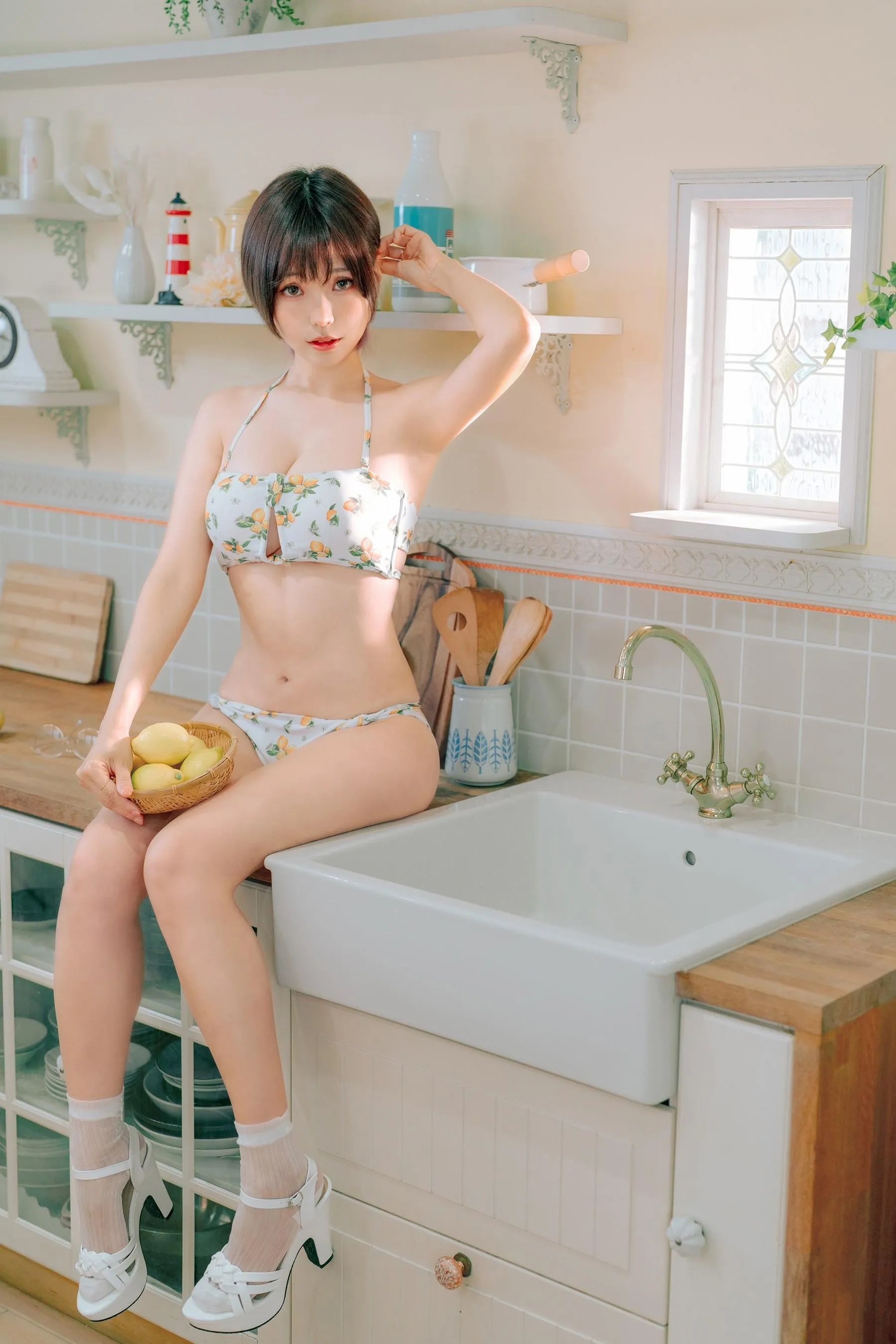 ElyEE子 – NO.121 2023.august C-檸檬泳裝 Lemon Swimsuit [32P]插图5